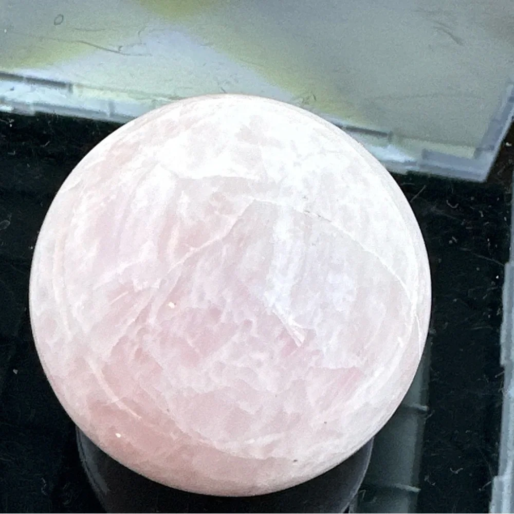 Genuine 1222.00 Cts Rose Quartz Healing Ball: 53 mm SPHERE stone rock
